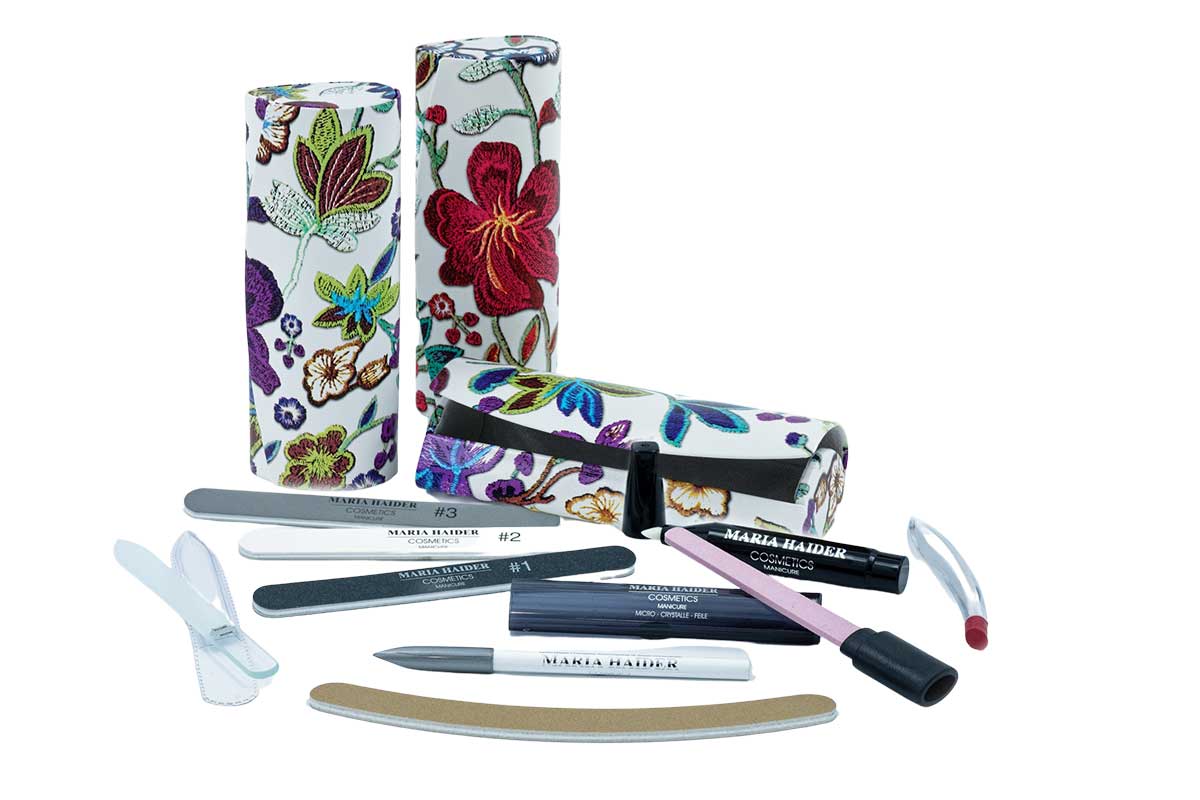 Nagelpflege Basis-Set Cosmetics Manicure Maria Exclusiv: Blossom Floral | Haider